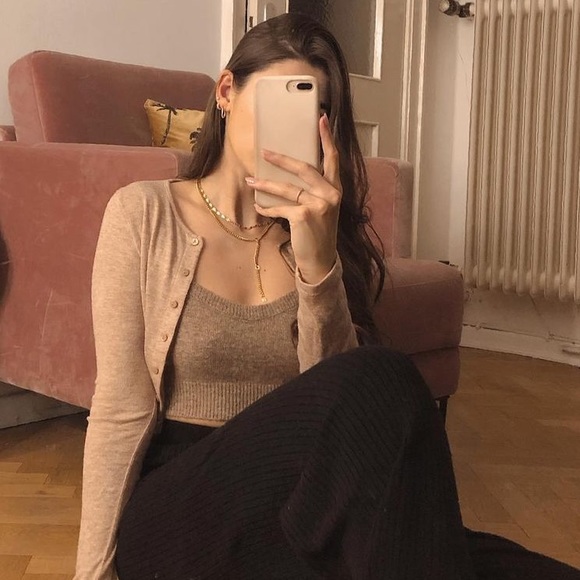 𝗡𝗪𝗧 𝗭𝗮𝗿𝗮 • Cropped Knit Top - Picture 4 of 15